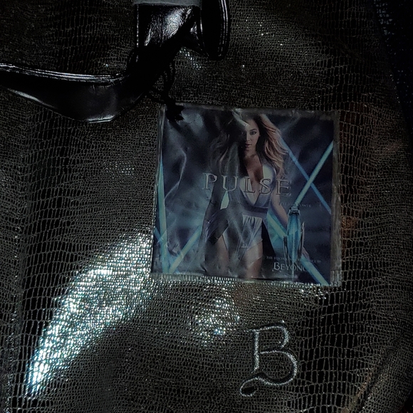 Bags | Beyonce Perfume Collection Silver Metallic Tote | Poshmark